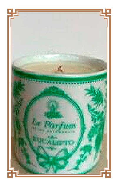 Vela perfumada de Eucalipto