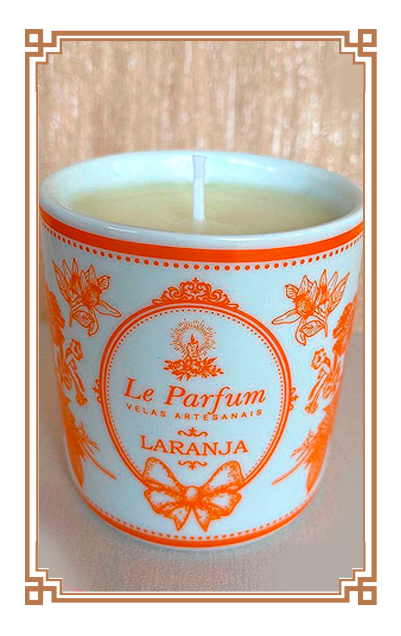 Vela perfumada de Laranja