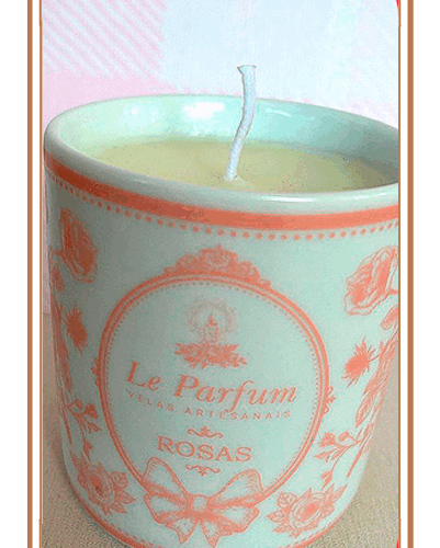 Vela perfumada de Rosas