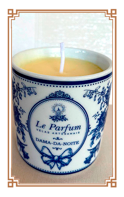 Vela perfumada de Dama da Noite