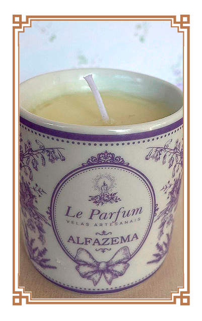 Vela perfumada de Alfazema