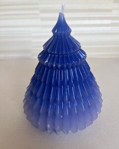 vela formato árvore de natal