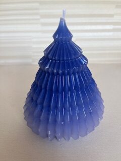vela formato árvore de natal