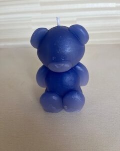 vela em formato de urso