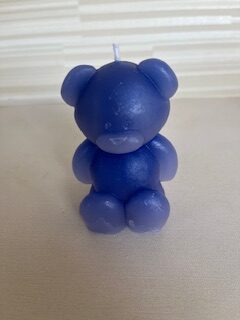 vela em formato de urso